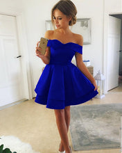 Load image into Gallery viewer, Royal Blue Homecoming Dresses 2020