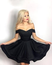 Load image into Gallery viewer, Black Homecoming Dresses 2020