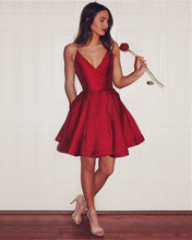 Load image into Gallery viewer, Red Homecoming Dresses For Juniors