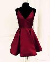 Load image into Gallery viewer, Cheap Burgundy Homecoming Dresses
