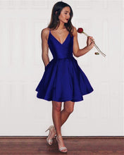 Load image into Gallery viewer, Cheap Homecoming Dresses Royal Blue