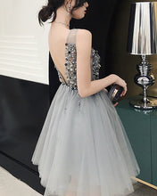 Load image into Gallery viewer, Tulle Homecoming Dresses Backless