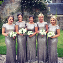 Load image into Gallery viewer, glitter-bridesmaid-dresses
