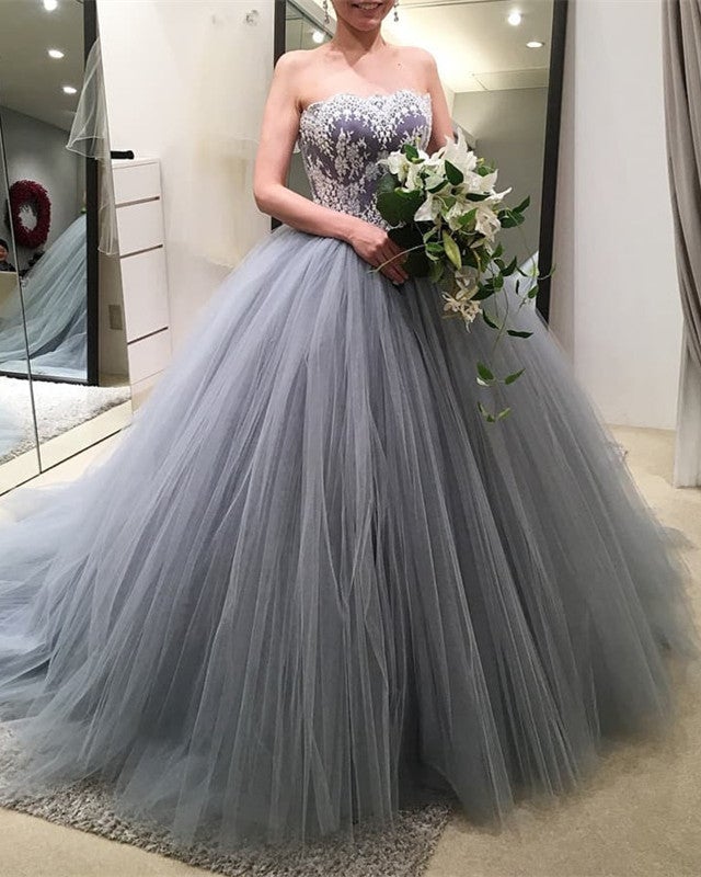 silver strapless bridesmaid dress Silver Glitter Strapless Sweetheart Mermaid Prom Dress