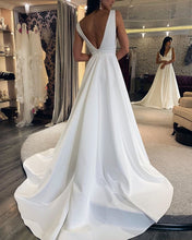 Load image into Gallery viewer, White Wedding Dress Elegant