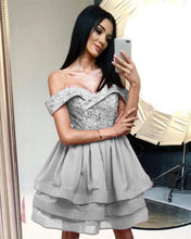 Load image into Gallery viewer, Homecoming Dresses 2019 Silver