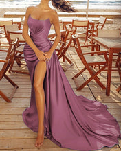 Load image into Gallery viewer, Mauve Mermaid Prom Dresses 2022