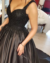 Load image into Gallery viewer, Black Ball Gown