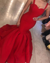 Load image into Gallery viewer, Red-Dresses-Long-Prom-Evening-Gowns