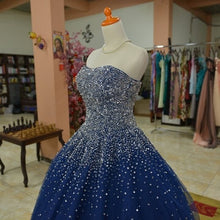 Load image into Gallery viewer, Sparkly Beaded Sweetheart Ball Gowns Prom Dresses