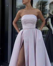 Load image into Gallery viewer, Sexy Long Pink Prom Dress