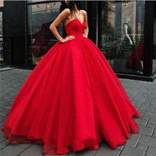 Load image into Gallery viewer, Tulle Ball Gown Wedding Dresses Red