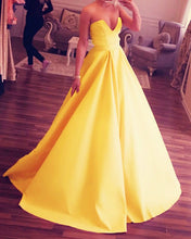 Load image into Gallery viewer, Yellow Prom Dresses 2020