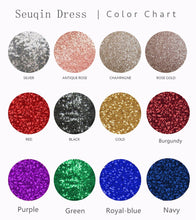 Load image into Gallery viewer, Strapless Sequin Mermaid Prom Evening Dresses