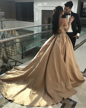 Load image into Gallery viewer, Gold Prom Dress Ball Gown For Sweet 16