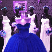 Load image into Gallery viewer, Sweetheart Bodice Corset Tulle Prom Dresses Ball Gowns