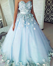 Load image into Gallery viewer, Light Blue Quinceanera Dresses 2021