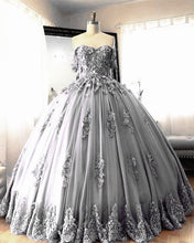 Load image into Gallery viewer, Silver Wedding Dress 2020