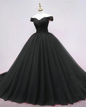 Load image into Gallery viewer, Black Quinceanera Dresses