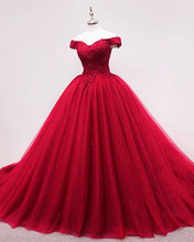 Load image into Gallery viewer, Red Quinceanera Dresses