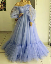 Load image into Gallery viewer, Lavender Formal Long Sleeves Dress