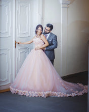 Load image into Gallery viewer, Light Pink Wedding Dress 2020