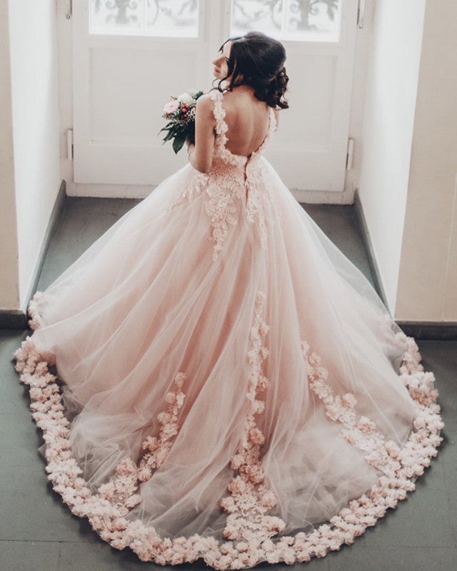 Tulle Flowers Quinceanera Dresses Sweetheart Ball Gown Tulle Flowers Quinceanera Dresses Sweetheart Ball Gown