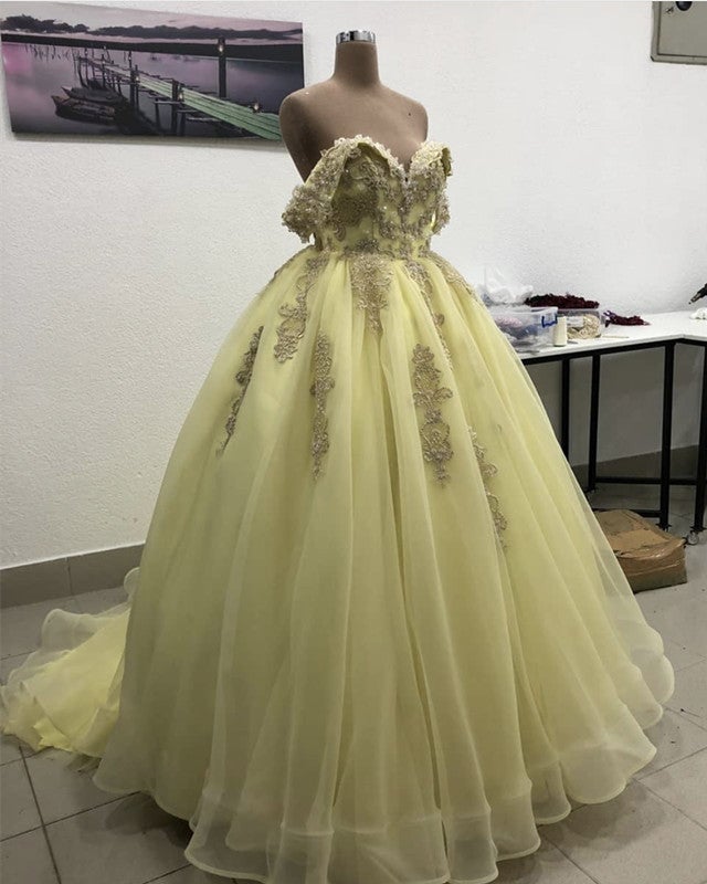 Tulle Off Shoulder Ball Gown Lace Embroidery Quinceanera Dresses Tulle Off Shoulder Ball Gown Lace Embroidery Quinceanera Dresses