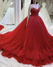 Load image into Gallery viewer, Red Wedding Dress 2021
