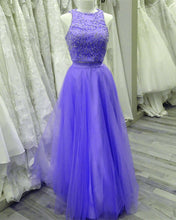 Load image into Gallery viewer, Two Piece Lavender Prom Dresses Tulle