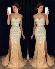 Load image into Gallery viewer, Two Piece Prom Dresses Mermaid