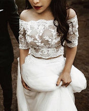 Load image into Gallery viewer, Wedding Dress Two Piece