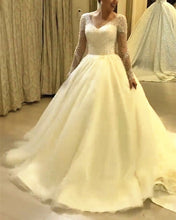 Load image into Gallery viewer, Princess Wedding Dress Ball Gown Bling Bling