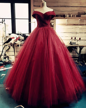 Load image into Gallery viewer, Wedding-Dresses-Burgundy