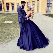 Load image into Gallery viewer, Navy-Blue-Quinceanera-Dresses-Ball-Gowns
