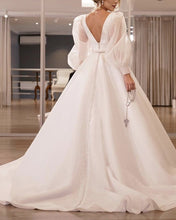 Load image into Gallery viewer, Backless Wedding Gown