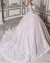 Load image into Gallery viewer, Puffy Wedding Dresses Lace Sleeved
