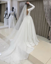 Load image into Gallery viewer, Satin Wedding Dresses For Bride