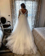 Load image into Gallery viewer, Mermaid Wedding Dress Removable Train