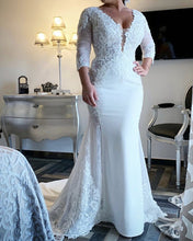 Load image into Gallery viewer, Plus Size Wedding Dress Mermaid