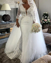 Load image into Gallery viewer, Modest Wedding Dress With Sleeves