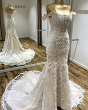 Load image into Gallery viewer, Mermaid Wedding Dresses Lace Off The Shoulder