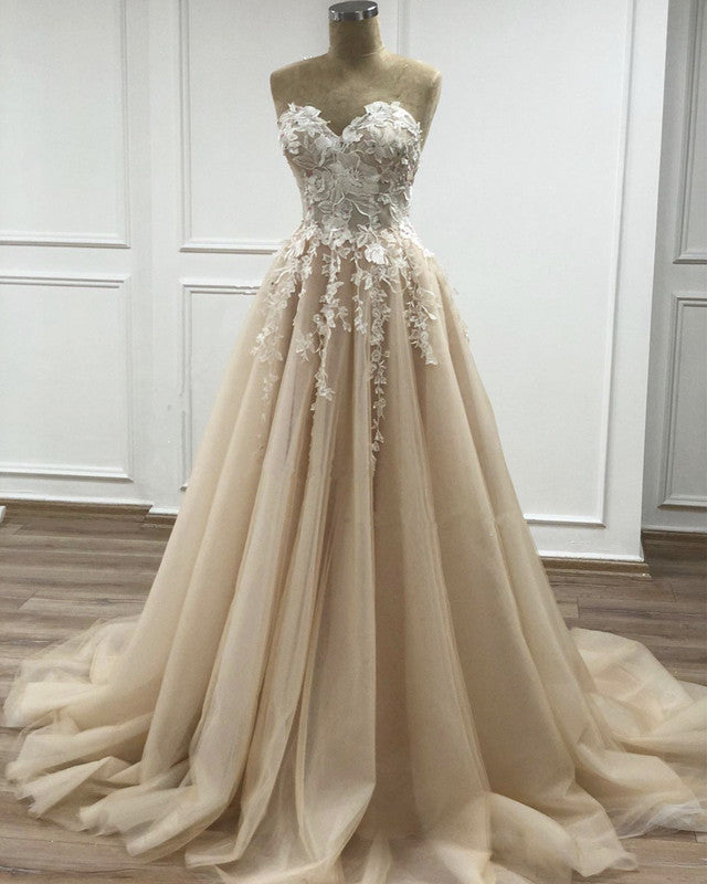 Glamour Tulle Country Boho Wedding Dress Lace Sweetheart Corset Glamour Tulle Country Boho Wedding Dress Lace Sweetheart Corset