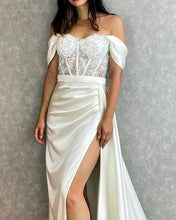 Load image into Gallery viewer, Mermaid White Formal Dresses
