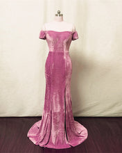 Load image into Gallery viewer, Rose Pink Bridesmaid Dresses Mermaid