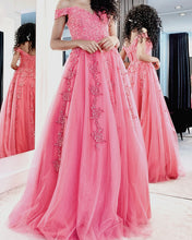 Load image into Gallery viewer, Blush Pink Prom Dresses 2021