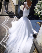 Load image into Gallery viewer, Long Sleeves Wedding Dress Mermaid
