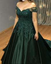 Load image into Gallery viewer, Green Prom Dresses Plus Size