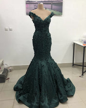 Load image into Gallery viewer, Mermaid Off The Shoulder Prom Evening Dress-alinanova