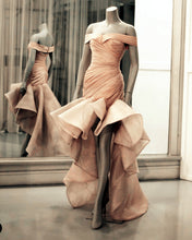 Load image into Gallery viewer, Mermaid Wedding Dress Ruffles Pleated Off Shoulder